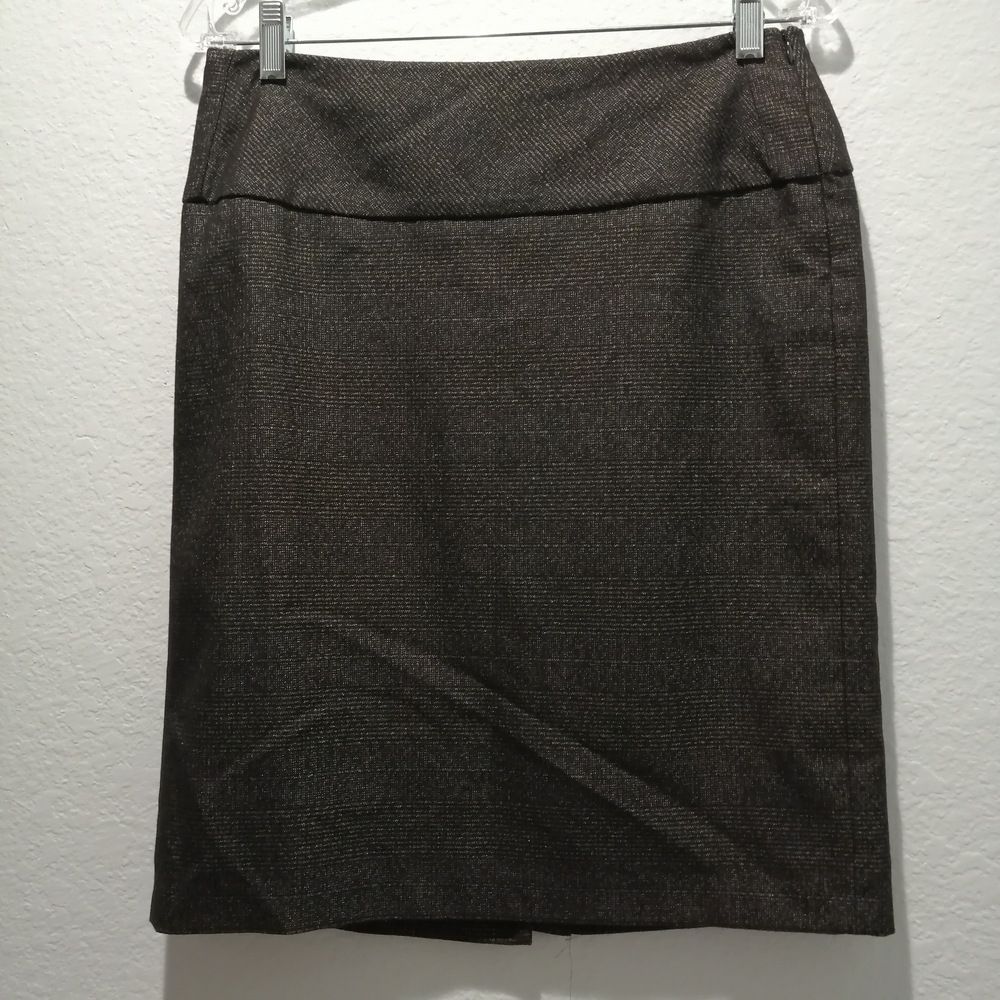 MNG Suit Elegant Women Dark Gray Skirt - Size 8